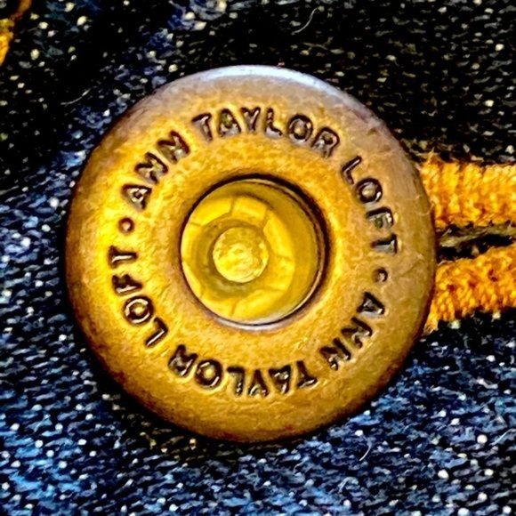 Ann Taylor LOFT Cotton Spandex Blend Slim Boot Denim Blue Jeans Size 10P - Picture 11 of 11